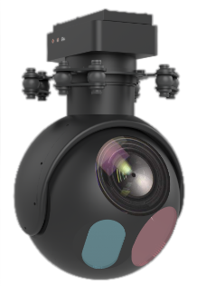 QZ140T 2-axis Dual-sensor Laser Rangefinder Object Tracking Gimbal Camera
